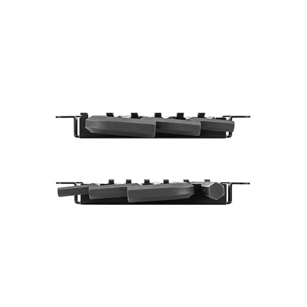 Tekton Flat End Hex L-Key Set with Rack, 6-Piece (7/16-3/4 in.) - KLX92101