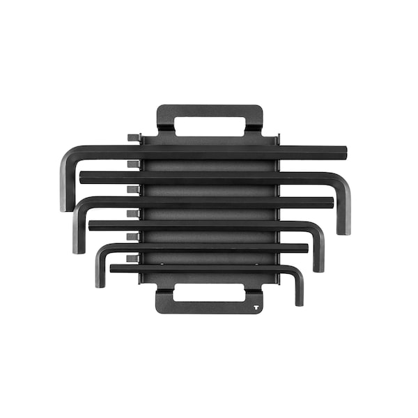 Tekton Flat End Hex L-Key Set with Rack, 6-Piece (7/16-3/4 in.) - KLX92101