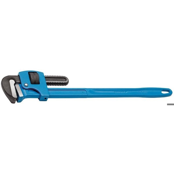 Gedore 24 in L 2 1/2 in Cap. Alloy Steel Straight Pipe Wrench - 225 24