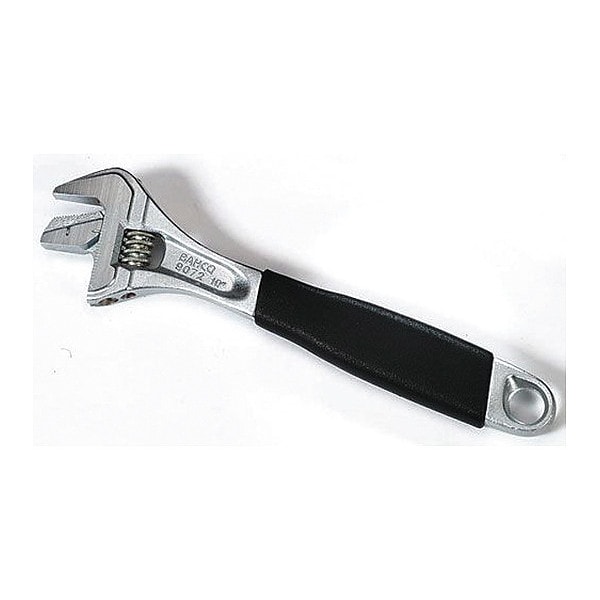Bahco Bahco Pipe Wrench, Ergo, Chrome, Adjustable, 8" - 9071 RPC US