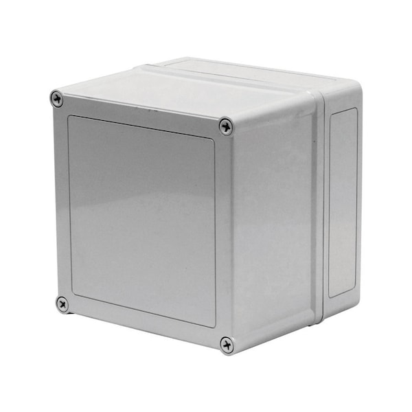 Vynckier Polyester Electrical Enclosures, 7 in H, 6.02 in D, 7 in W, NEMA 4X, Screw On - VM776