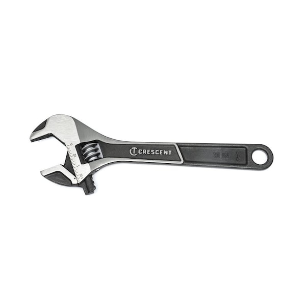 Weller Crescent Metric and SAE Wide Jaw Adjustable Wrench 10 in. L 1 pc - ATWJ210VS