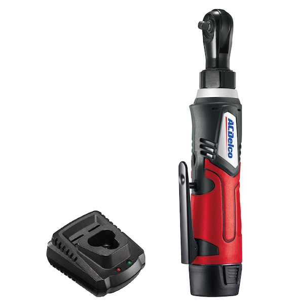 Acdelco G12 Cordless 1/4" Ratchet Wrench, 1-Battery Kit, 30 ft-lbs max - ARW1207P