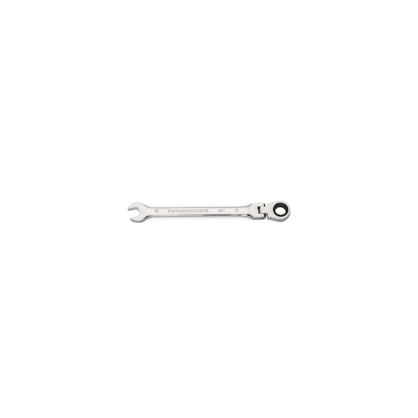 Gearwrench 11mm 90-Tooth 12 Point Flex Head Ratcheting Combination Wrench - 86711