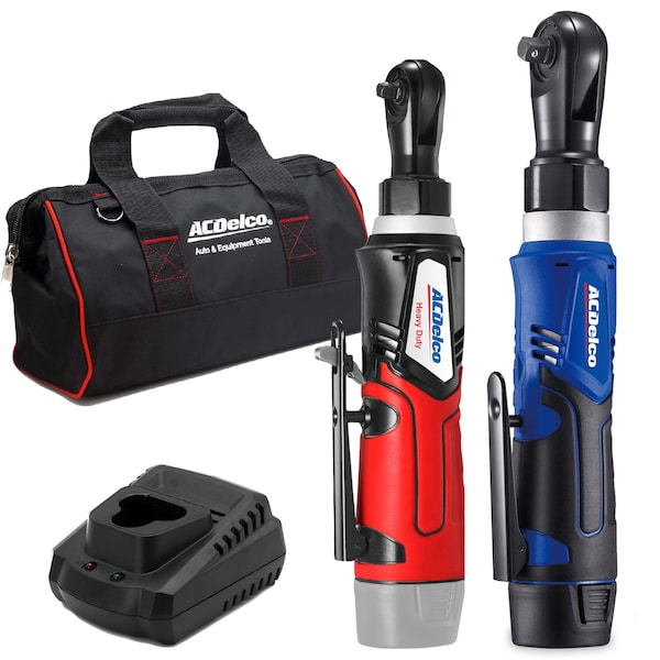 Acdelco G12 K9 Combo- 1/4" & 3/8" Cordless Ratchet Wrench, 1-Battery - ARW1209-K9