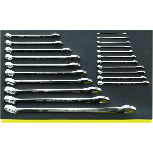 Stahlwille Tools Combination Wrenchs i.TCS inlay No.TCS 13/21, 6-34MM 3/3-tray21-pcs. - 96830174