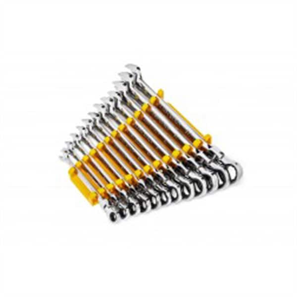 Gearwrench 12 Pc 90T 12PT Metric Flex Combi Ratchet Wre Set - KDT86727