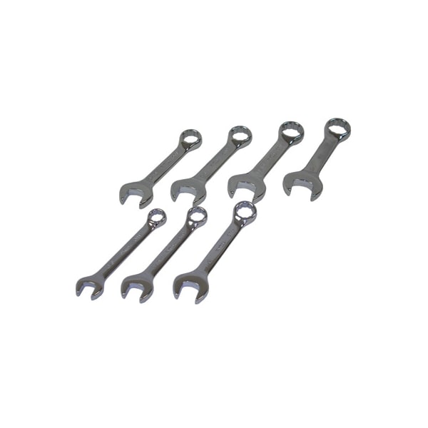 K-Tool International Hi Polish SAE Shrt Cmbo Wrench Set, 7pcs. - KTI-41200