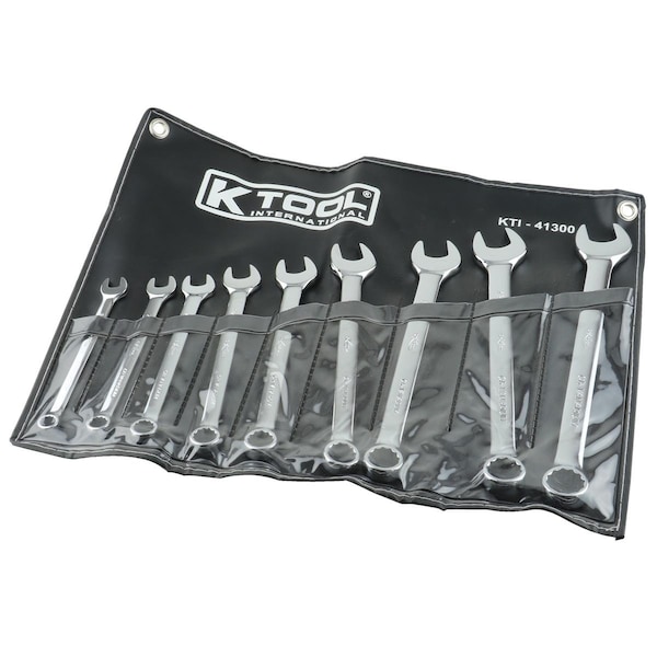 K-Tool International High Polish SAE Combo Wrench Set, 9 pcs. - KTI-41300