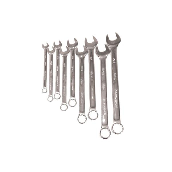K-Tool International High Polish SAE Combo Wrench Set, 9 pcs. - KTI-41300