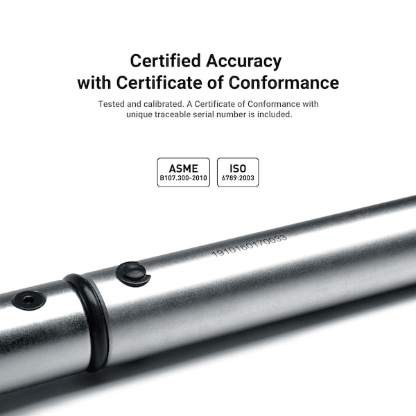 Capri Tools 1 in Drive 150 to 750 ft. lbs. Industrial Torque Wrench - CP31204