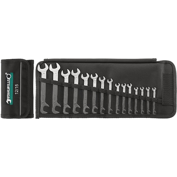 Stahlwille Tools Set: Small double open ended Wrench ELECTRIC No.12A/13 13-pcs. - 96404654