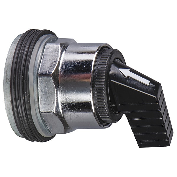Interruptor selector de mango largo Schneider Electric, negro, 4 posiciones, 30mm - 9001KS88FB