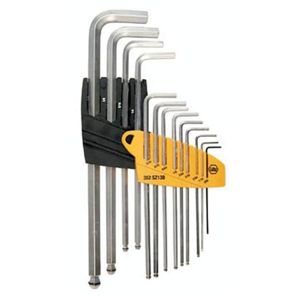 Wiha Wiha Tools 817-66991 13 Pc. Magicring Long Inch Ball End Hex L-Key - 817-66991