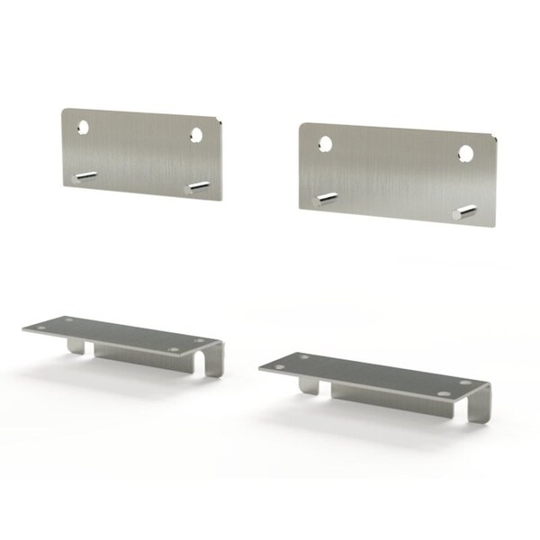 Saginaw Control & Engineering Mounting Kit, 6 in. H x 6 in. W x 6 in. L, Stainless Steel - SCE-HDWMKSS