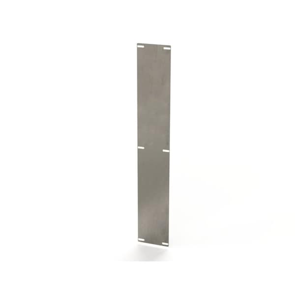 Saginaw Control & Engineering Panel, 60 in. H x 9-3/4 in. W x 0.13 in. L, Carbon Steel - SCE-72FPGALV