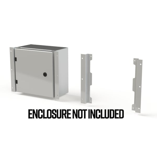 Saginaw Control & Engineering Frame, 1.08 in L x 11.85 in H x 2.43 in W, Steel - SCE-ELFM12H