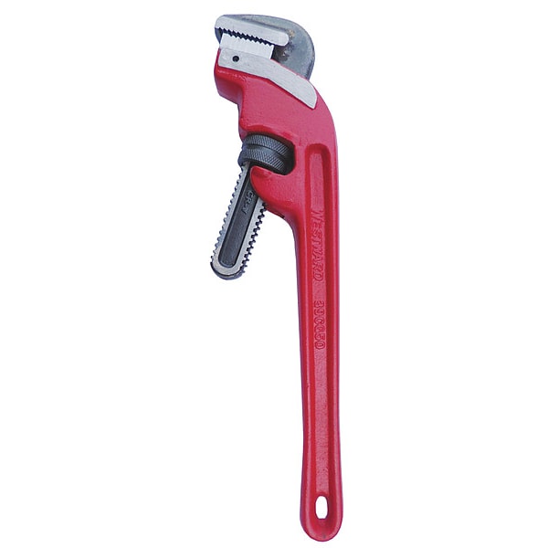 Westward 18 in L 2 1/2 in Cap. Cast Iron End Pipe Wrench - 39CG50