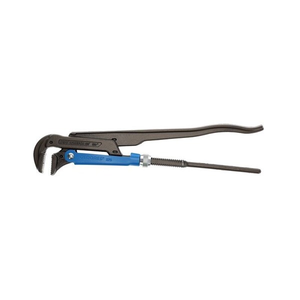 Gedore 17 in L 1 1/2 in Cap. Alloy Steel Swedish Pipe Wrench - 175 1.1/2