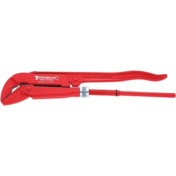 Stahlwille Tools Pipe wrench Size2 L.560 mm max.jaw opening 78 mm head handles - 65490555