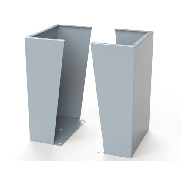 Saginaw Control & Engineering Floor Stand Kit, 24 in. H x 16 in. W x 9.12 in. L, Carbon Steel, 1 PR - SCE-FK2416