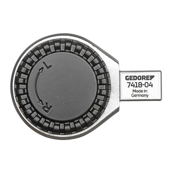 Gedore Torque Wrench Head, Ratchet, 14x18, 1/2" - 7418-02