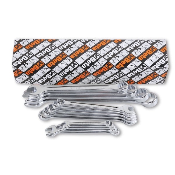 Beta 42/S14 Set of 14 12-Point 15 Degrees Offset Combination Wrenches, Metric 6mm-24mm - 000421067