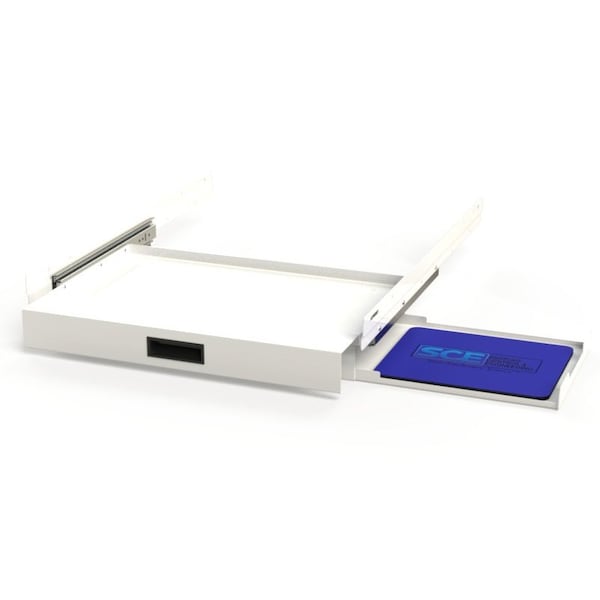 Saginaw Control & Engineering Drawer - Pullout Keyboard, 2-1/2 in. H x 20.44 in. W x 14.33 in. L, Steel - SCE-KBS32