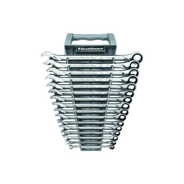 Apex Tool Group WRENCH SET COMBO RATCH 12 PT MET XL 16 - GWR85099