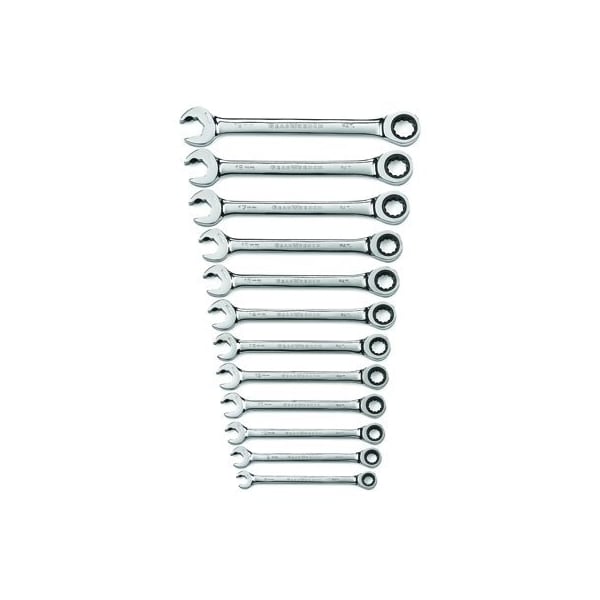 Apex Tool Group WRENCH SET OPEN END RATCH MET 12 PT 12 P - GWR85597