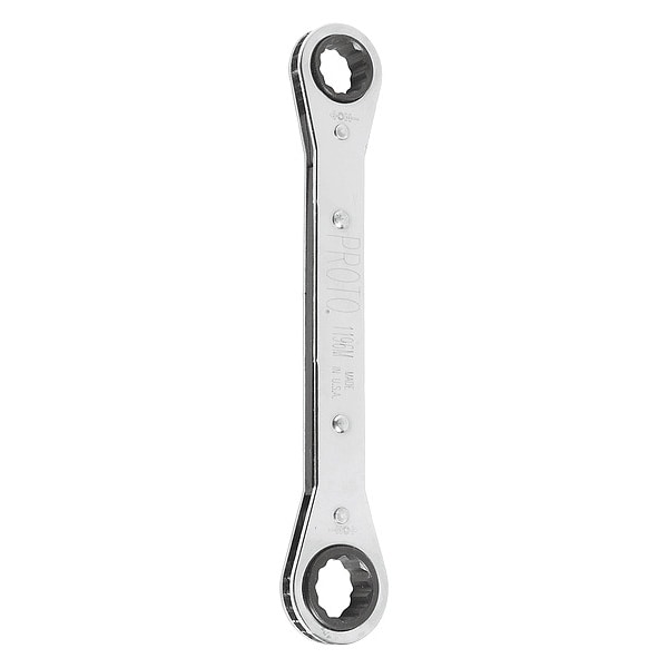 Proto Ratcheting Box Wrench, Head Size 11x13mm - J1193MA-A