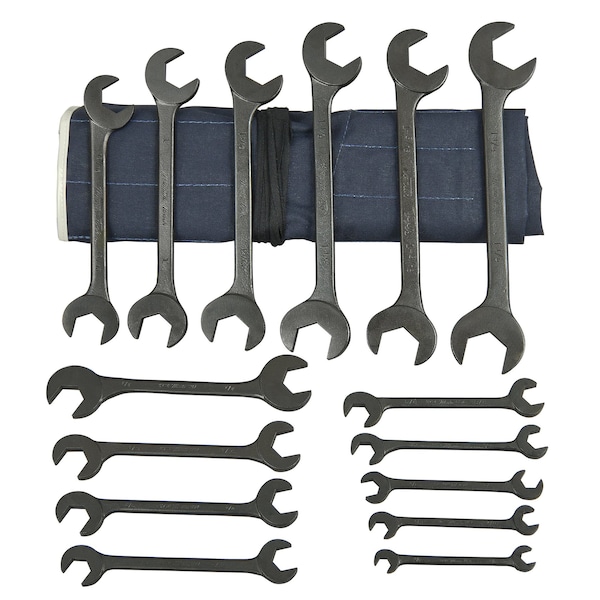 Martin Tools Sprocket & Gear WRENCH SET HYDRAULIC ANGLE 15PC BLK - MTBOB15K