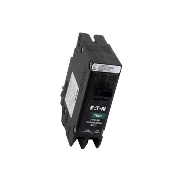 Eaton Circuit Breaker, BRP Series, 15A, 1 Pole, 120V AC, 10kA - BRP120AF