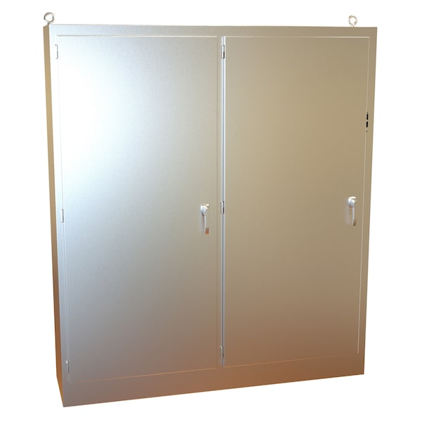 Hammond Stainless Steel Electrical Enclosures, 90.13 in H, 20.13 in D, 79 in W, NEMA 4X, Lift Off Hinged - 2UHD907920N4SS