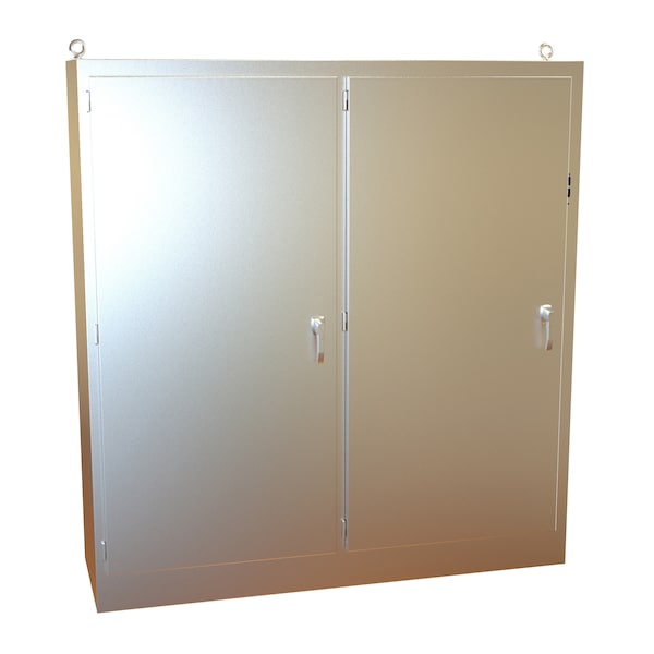 Hammond Stainless Steel Electrical Enclosures, 84.13 in H, 24.13 in D, 79 in W, NEMA 4X, Lift Off Hinged - 2UHD847924N4SS