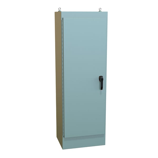 Hammond Steel Electrical Enclosures, 72.06 in H, 18.06 in D, 24.06 in W, NEMA 12, Hinged - 1418W18