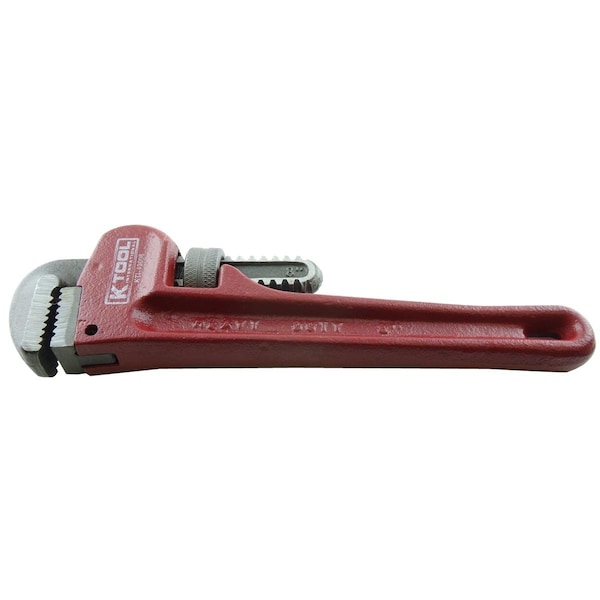 K-Tool International 8" L Cast Iron Pipe Wrench, 8" - KTI-49008