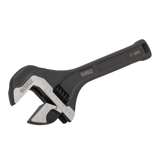 Stanley DeWalt Metric and SAE Adjustable Wrench 12 in. L 1 pc - DWHT80269