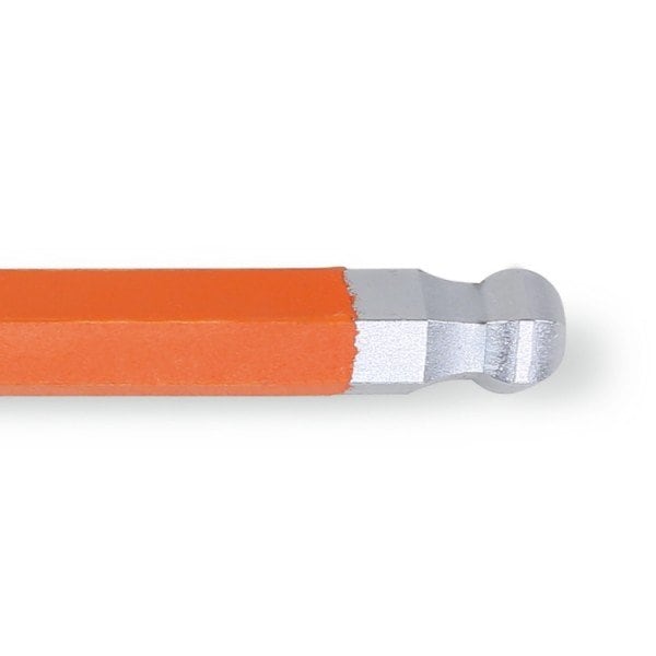 Beta 96BP-CL Color Coded, Ball End Hex Key, Orange, Metric 10mm - 000961610