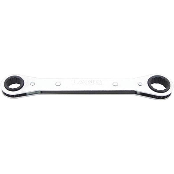 Lang Flat Ratchet Box Wrench 3/8 x 7/16, 12 Pt - RB-1214-DH