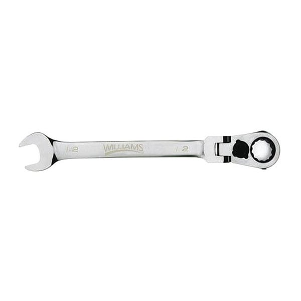 Williams Williams Ratcheting Combo Wrench, Flex-Head, 9/16" - 1218RCF