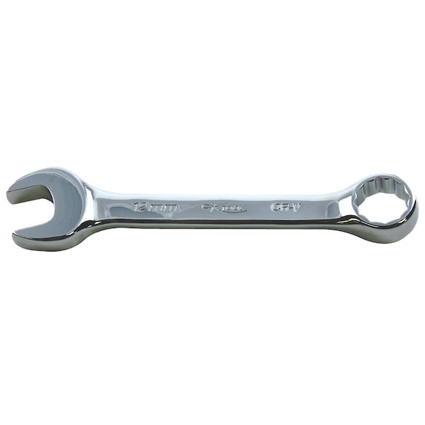 K-Tool International Hi Plsh Mtrc Shrt Combo Wrench, 12Pt, 12mm - KTI-41712