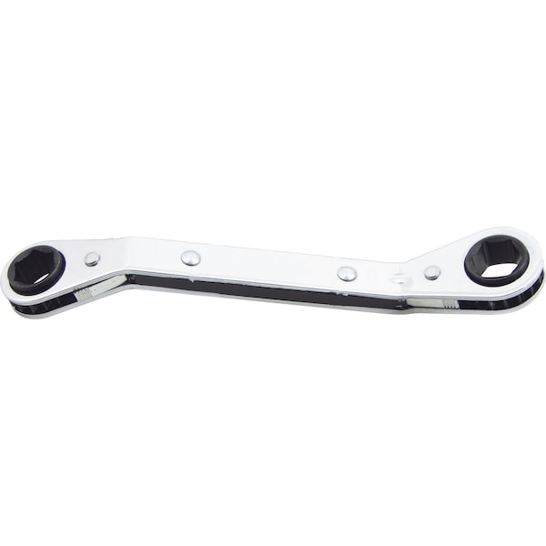 Kastar Hand Tools/A&E Hand Tools/Lang Offset Ratchet 3/8"x7/16" 6PT Box Wrench - KHROW-1214