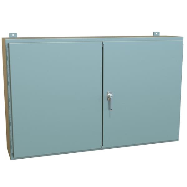 Hammond Steel Electrical Enclosures, 30 in H, 10 in D, 48 in W, NEMA 12, Hinged - 1422RW10