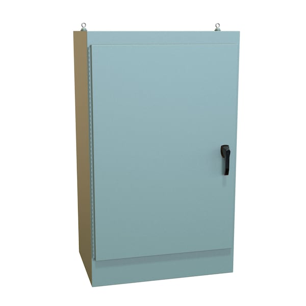 Hammond Steel Electrical Enclosures, 60.06 in H, 24.06 in D, 36.06 in W, NEMA 12, Hinged - 1418TY24