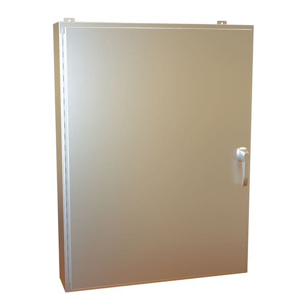 Hammond 316 Stainless Steel Electrical Enclosures, 48 in H, 8 in D, 36 in W, NEMA 4X, Hinged - HW48368S16HK