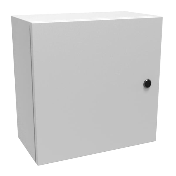 Hammond Steel Electrical Enclosures, 16 in H, 8 in D, 16 in W, NEMA 4, Hinged - EN4SD16168LG