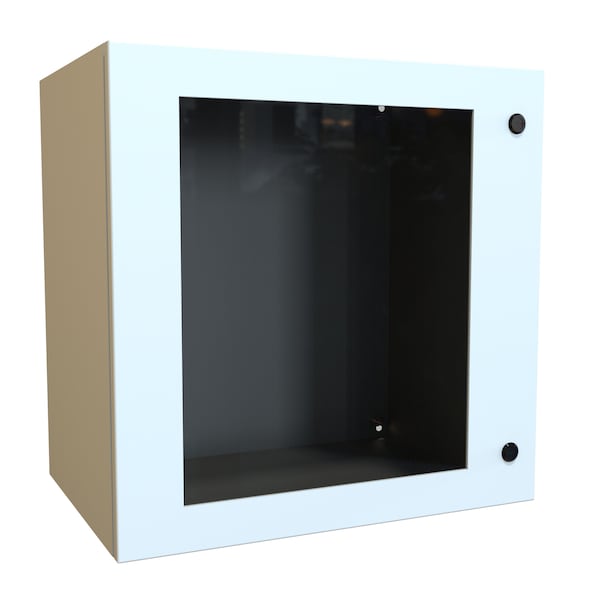 Hammond Steel Electrical Enclosures, 24 in H, 16 in D, 24 in W, NEMA 4, Hinged - EN4SD242416WLG