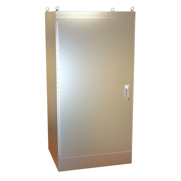 Hammond 304 Stainless Steel Electrical Enclosures, 72.06 in H, 30.06 in D, 36.06 in W, NEMA 4X, Hinged - HN4FS723630SS