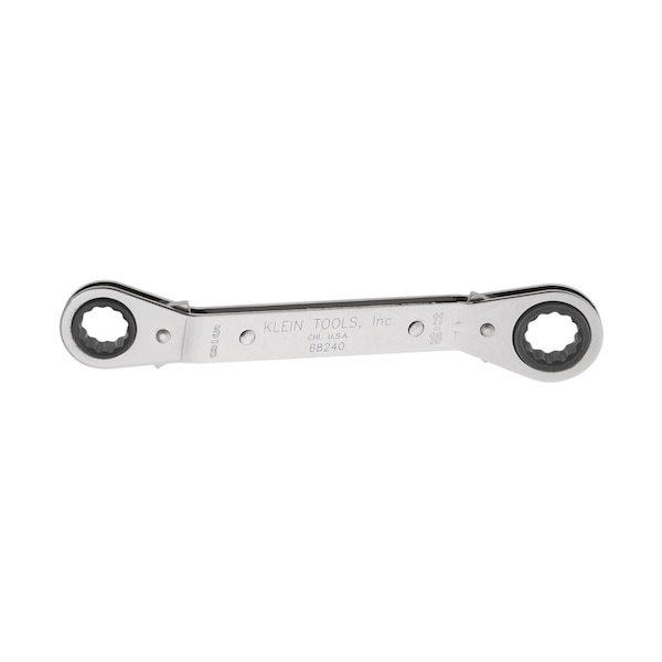 Klein Tools Reversible Ratcheting Box Wrench, 5/8 x 11/16-Inch - 68240
